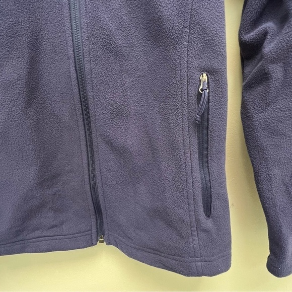 Columbia Fast Trek Full Zip Fleece Jacket Navy Blue Size Small - Picture 5 of 13